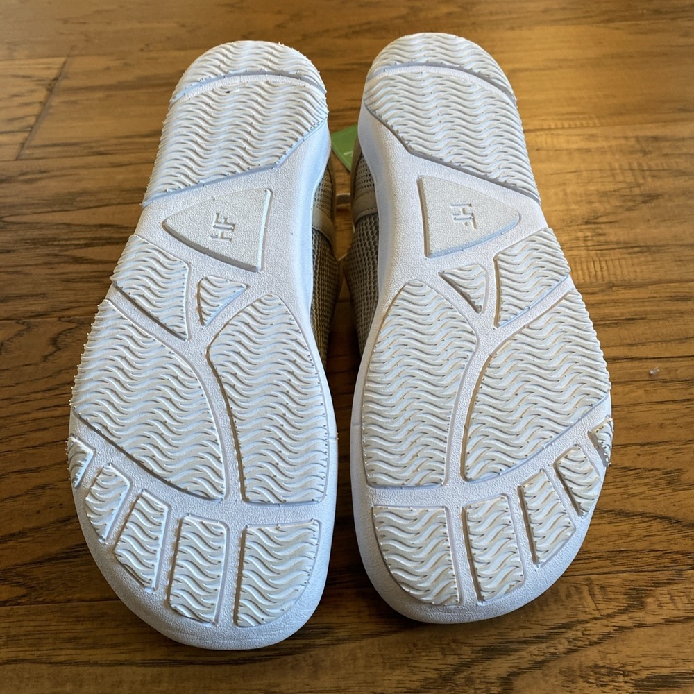 HF Hiker Footwear Beige Knit Sneakers Women's 10-10.5 Men's 8-8.5 EU 41 - Picture 9 of 10
